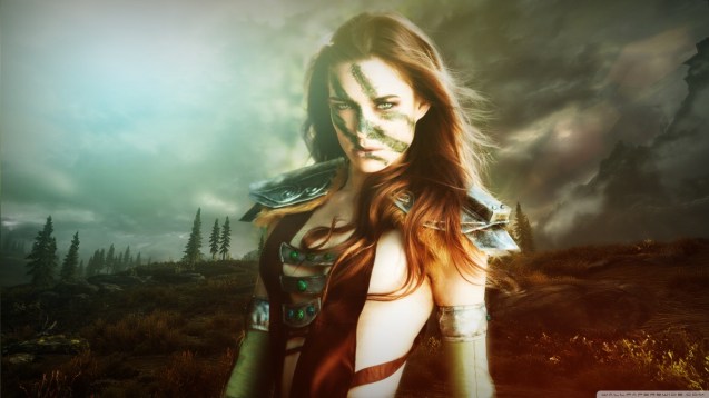 Aela The Huntress - Skyrim HDV Wallpaper