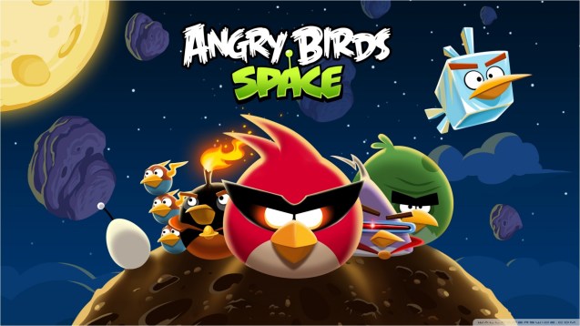 Angry Birds Space Wallpaper