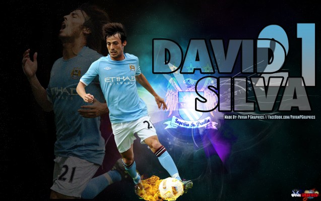 Manchester City David Silver Football Wallpaper
