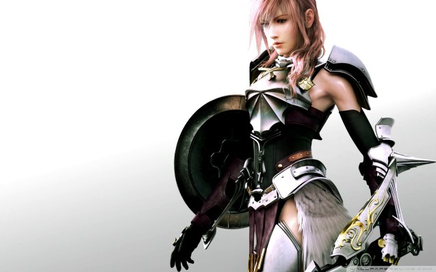 Final Fantasy FFXIII-2 Sexy Lightning Wallpaper