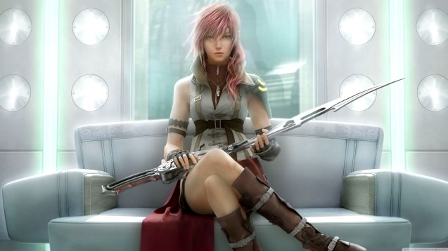 FFXIII Lightning in Orphans Cradle Wallpaper