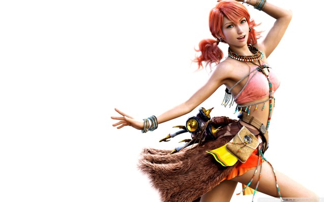Final Fantasy Girls FFXIII Vanille Wallpaper