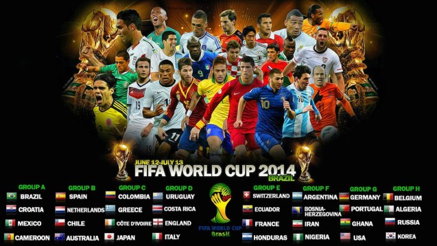 FIFA World Cup 2014 Schedule HD Wallpaper