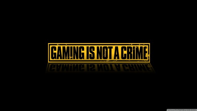 Gaming Is Not A Crime HD Wallpaper