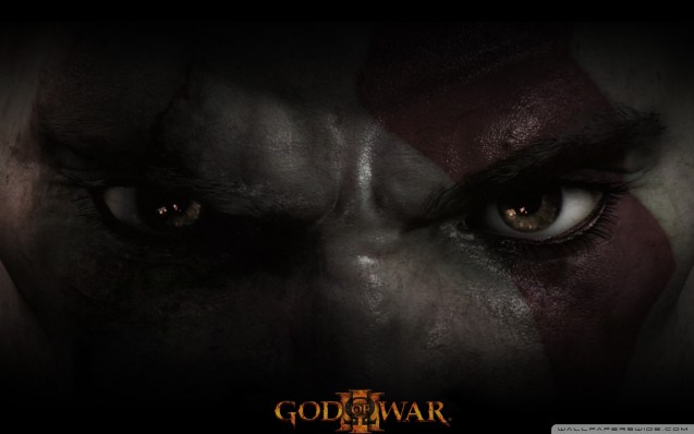 God of War III, Kratos Eyes Wallpaper