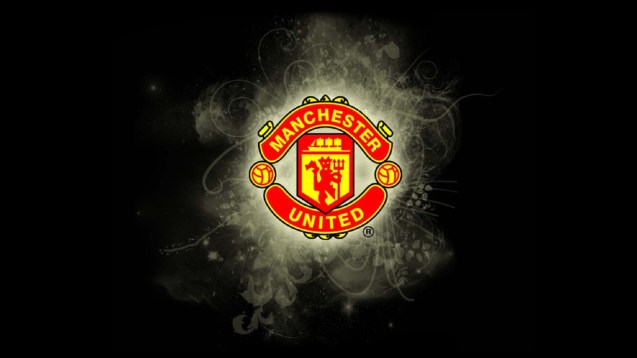 Manchester United Logo Splash Wallpaper