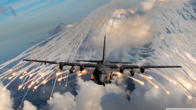 Military C-130 Hercules HD Wallpaper