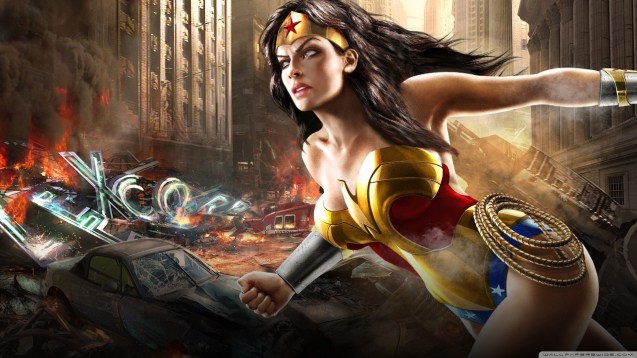 Sexy Wonder Woman - Mortal Kombat Vs DC Universe Comics Wallpaper