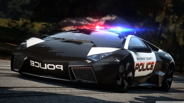 Need For Speed Hot Pursuit Lamborghini Police Car Wallpaper
