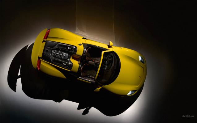 2014 Yellow Edition Porsche 918 Spyder Wallpaper