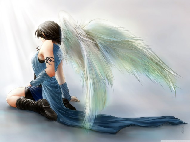 Final Fantasy VIII Rinoa Heartilly Angel Wings Wallpaper