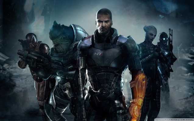 Shepard and His Team Wallpaper