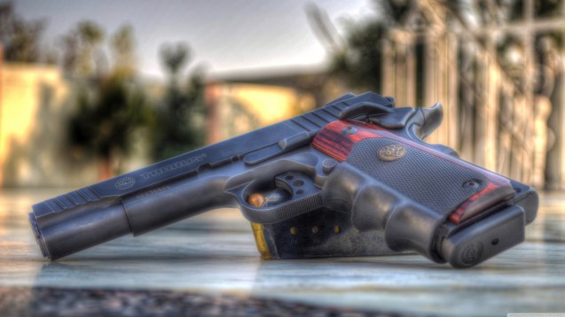 Taurus 1911 Semi Automatic Pistol HD Wallpaper