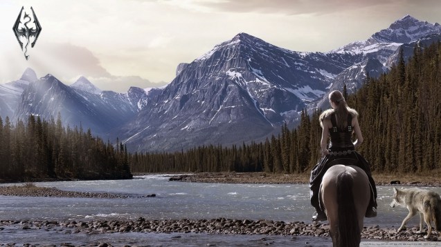 The Elder Scrolls Warrior Girl Wallpaper