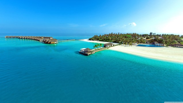 Tropical Island Paradise HD Wallpaper