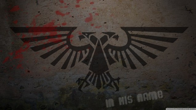  Warhammer 40K Logo Graffiti HD Wallpaper